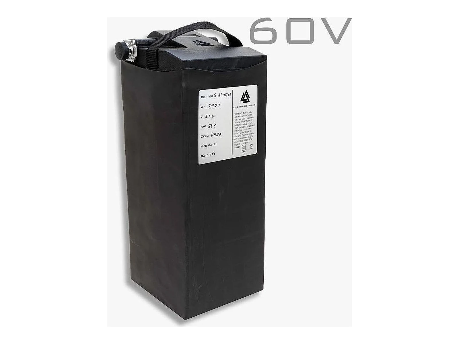 Chi Battery Systems Gladiator X60 Compact (60V/51Ah)